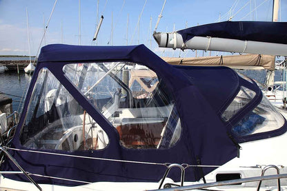 Beneteau Oceanis 423 Cockpit Enclosure XXL with new frames to NV Equipment sprayhood