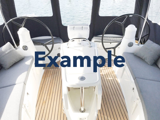 Beneteau Oceanis 34 cockpit cushions